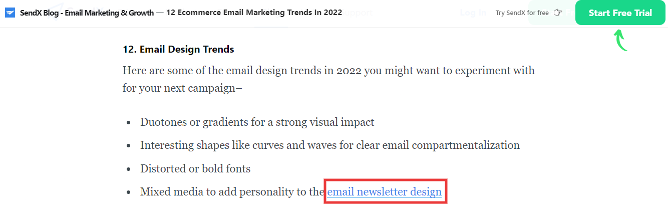 design de newsletter por e-mail